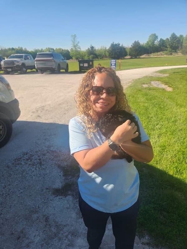 Customer photo of Poodle, Miniature puppy from Cynthia P.