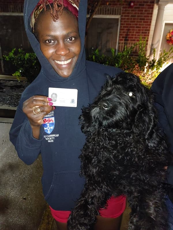 Customer photo of Goldendoodle puppy from Precious M.