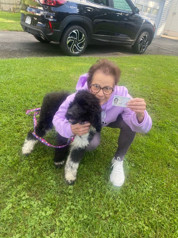 Customer photo of Poodle, Standard puppy from Lorraine T.