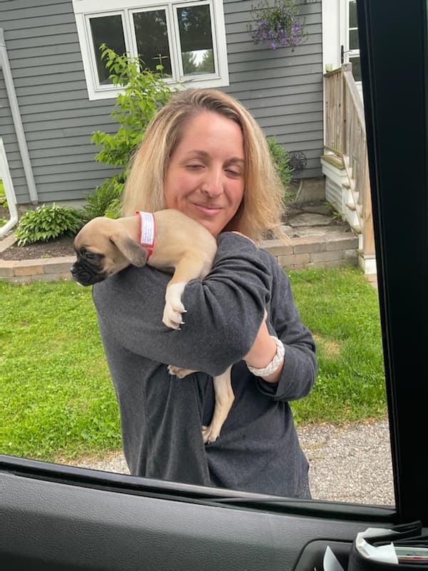 Customer photo of Pug puppy from Brennah M.