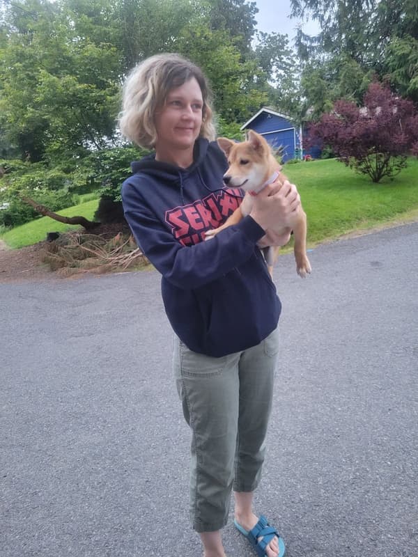 Customer photo of Shiba Inu puppy from Megan G.