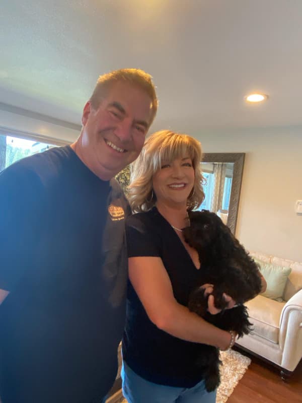 Customer photo of Cavapoo puppy from Mike & Karen M.