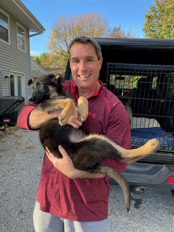 Customer photo of German Shepherd puppy from Brian M.