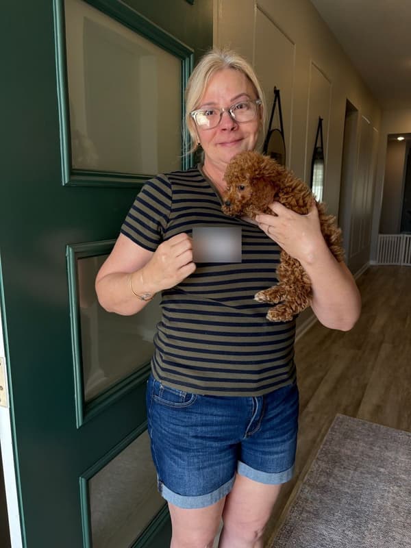 Customer photo of Poodle, Toy puppy from Cristiane A.