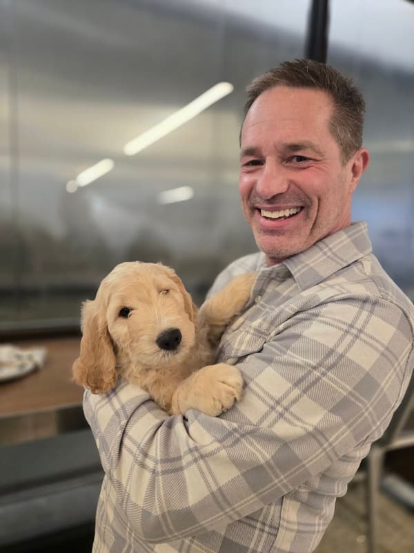 Customer photo of Goldendoodle puppy from Jonathan R.