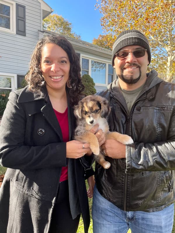 Customer photo of Australian Shepherd puppy from David C.