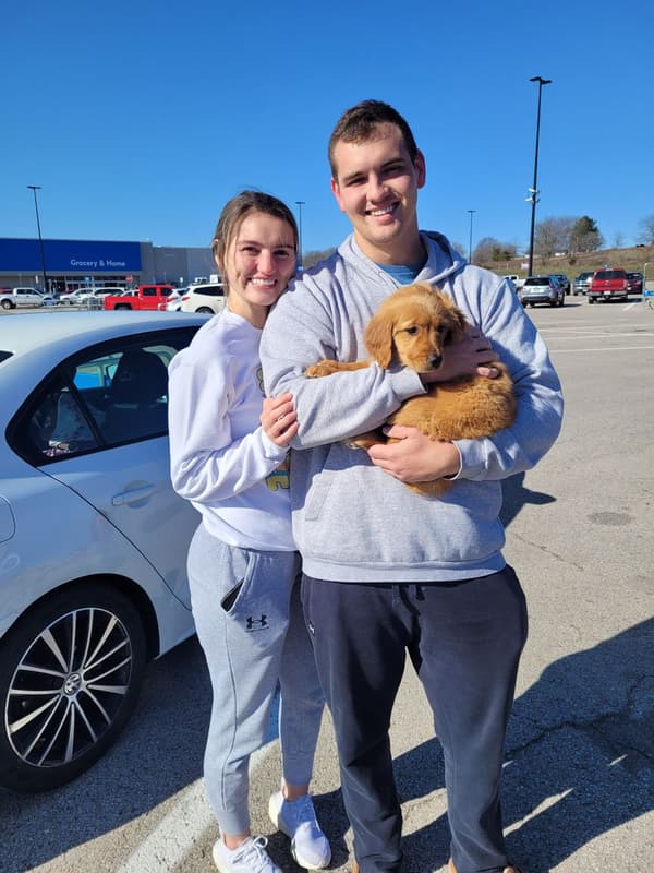 Customer photo of Golden Retriever puppy from Kylie F.