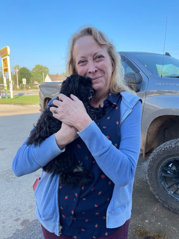 Customer photo of Cavapoo puppy from Libby W. & Julia T.