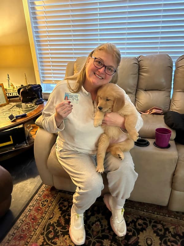 Customer photo of Golden Retriever puppy from Nora V.