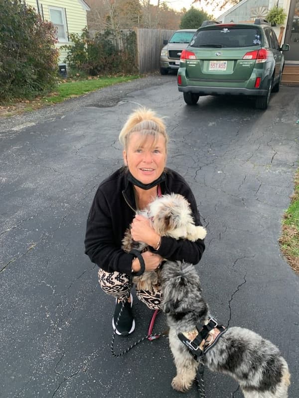 Customer photo of Aussiedoodle puppy from Janice F.