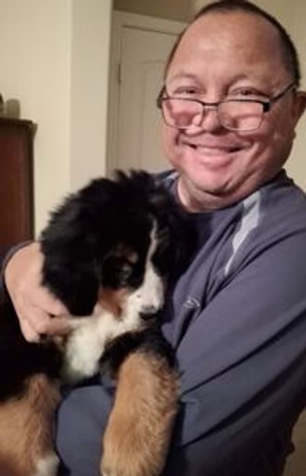 Customer photo of Bernese Mountain Dog puppy from Ellis R.