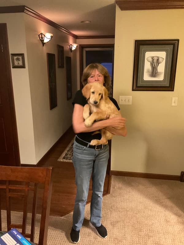 Customer photo of Golden Retriever puppy from Susan S.