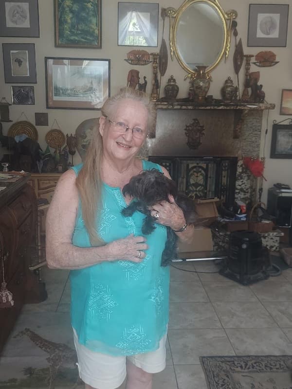 Customer photo of Yorkiepoo - Yorkie Poo puppy from Kathleen E. 