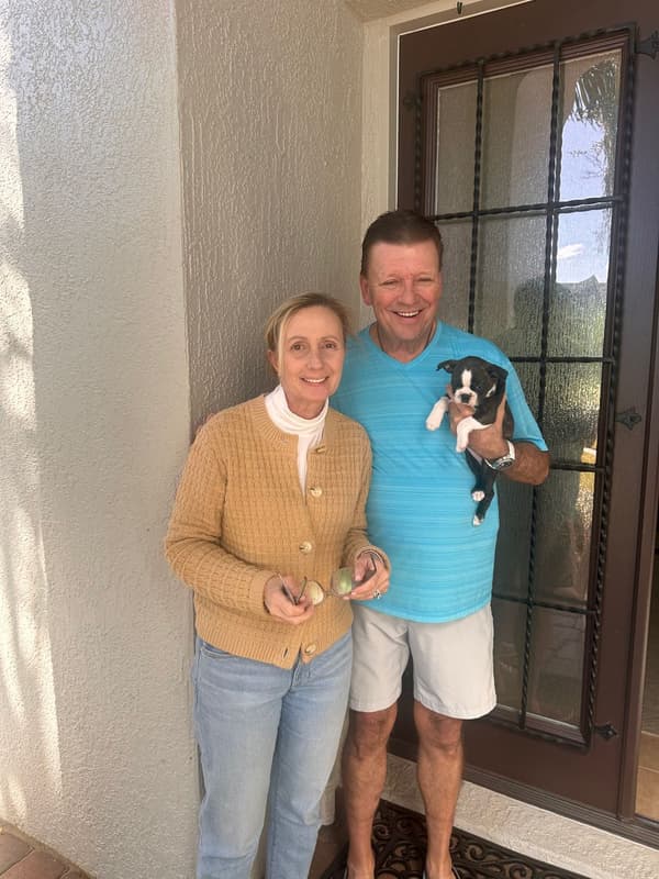 Customer photo of Boston Terrier puppy from Rhonda H.