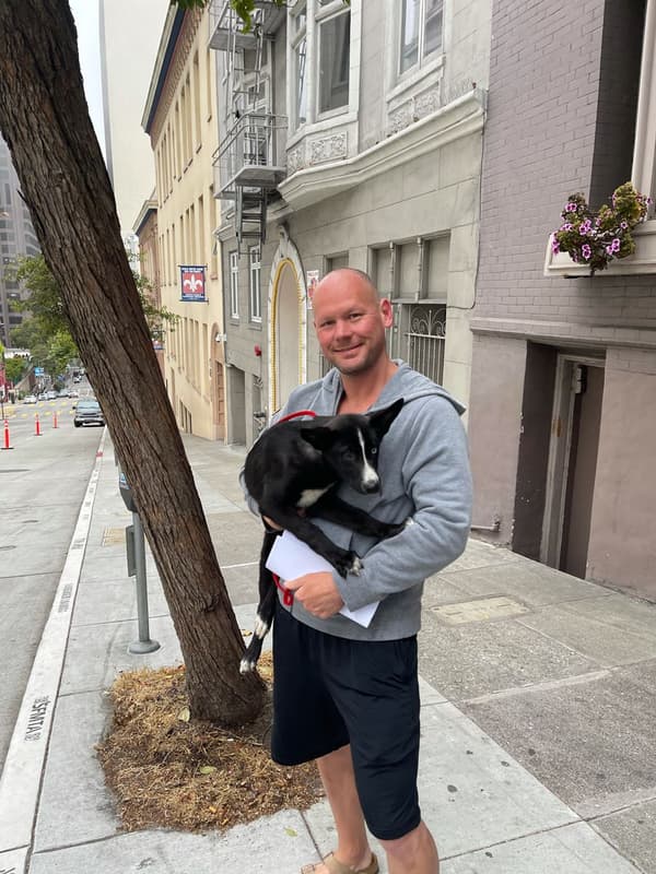 Customer photo of Wolf Hybrid puppy from Steve S.