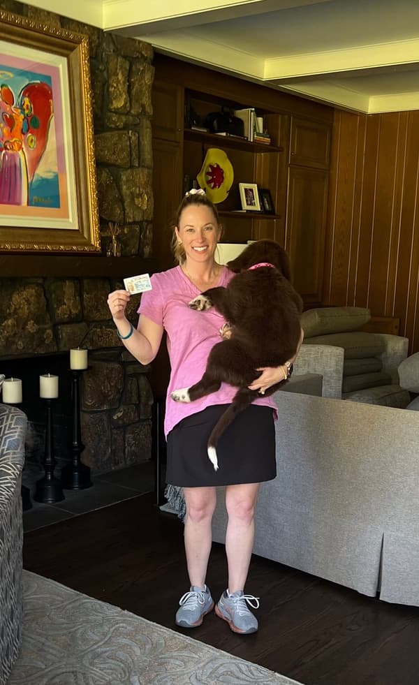 Customer photo of Newfoundland puppy from MaryAnn H.
