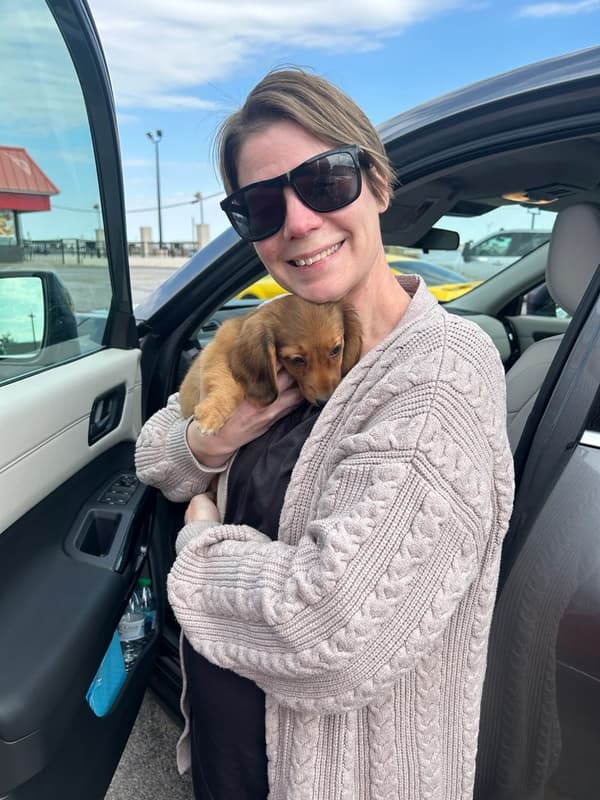 Customer photo of Dachshund, Mini puppy from Lauren D.