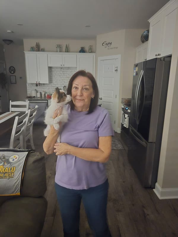 Customer photo of Papillon puppy from Gayle L.