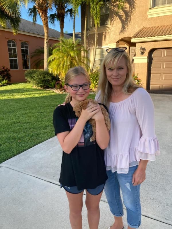 Customer photo of Cavapoo puppy from Cynthia G.