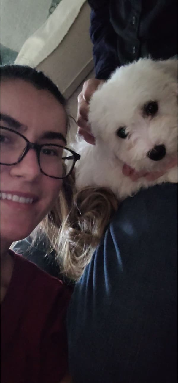 Customer photo of Bichon Frise puppy from Brisilda S. 