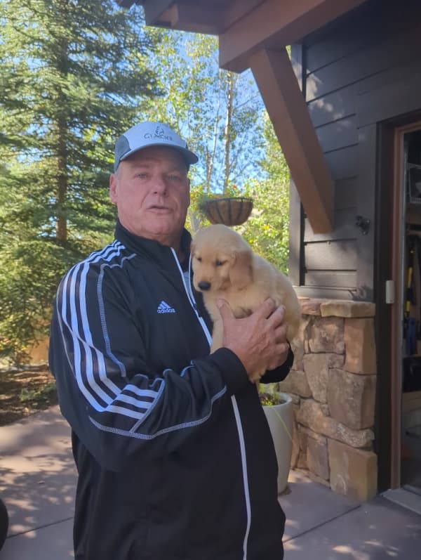 Customer photo of Golden Retriever puppy from Danny S.