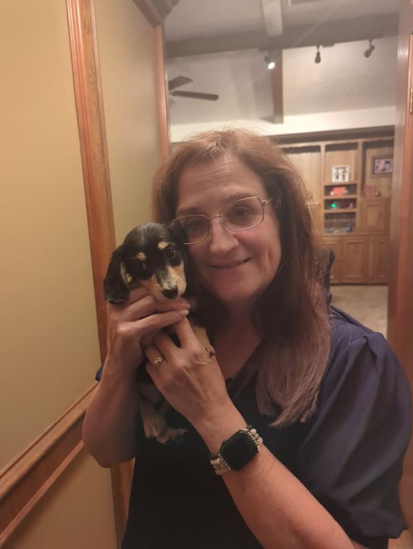 Customer photo of Dachshund, Mini puppy from Phyllis M.
