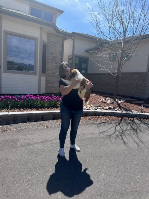 Customer photo of Saint Bernard - St. Bernard puppy from Caryn M.