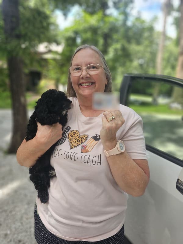 Customer photo of Cavapoo puppy from Cheryl W.