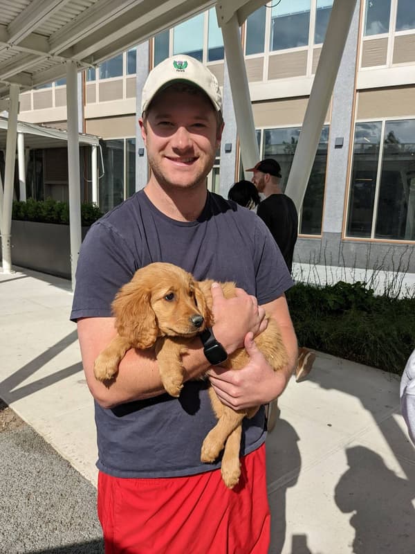 Customer photo of Golden Retriever puppy from Jackie O.