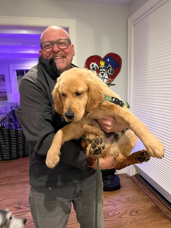 Customer photo of Golden Retriever puppy from Ron E.