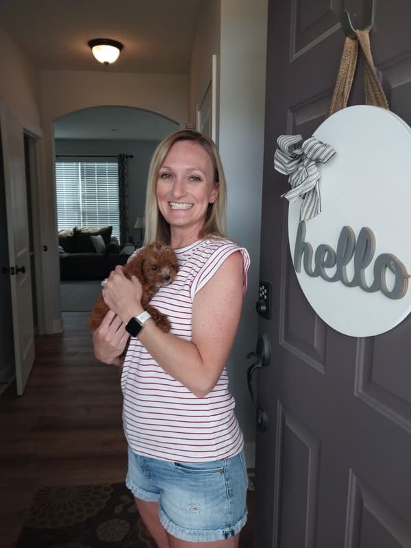 Customer photo of Cavapoo puppy from Julie V.