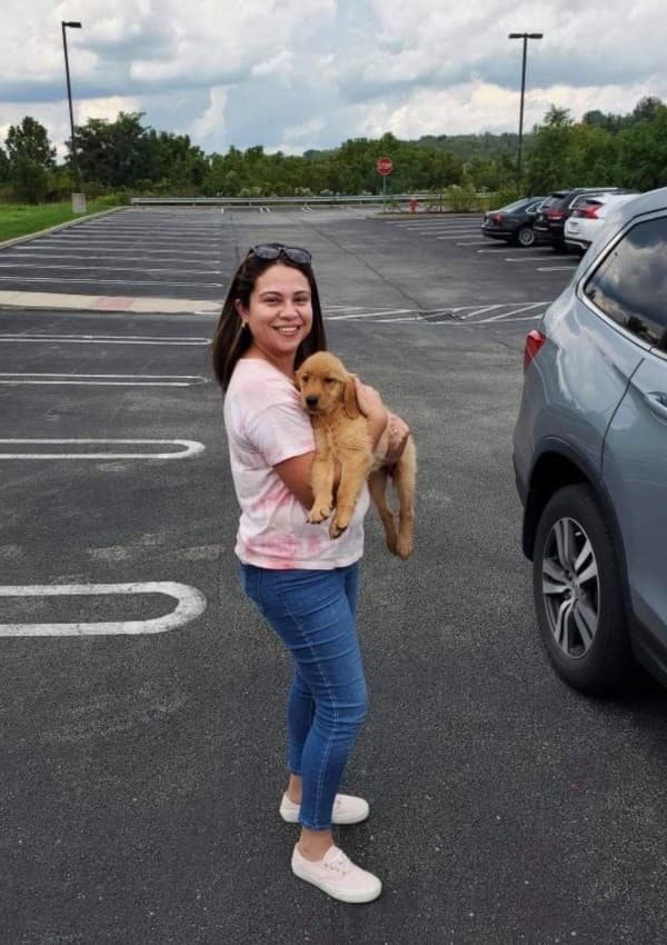 Customer photo of Golden Retriever puppy from Kenny M.