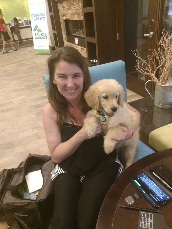 Customer photo of Golden Retriever puppy from Cassidy K.