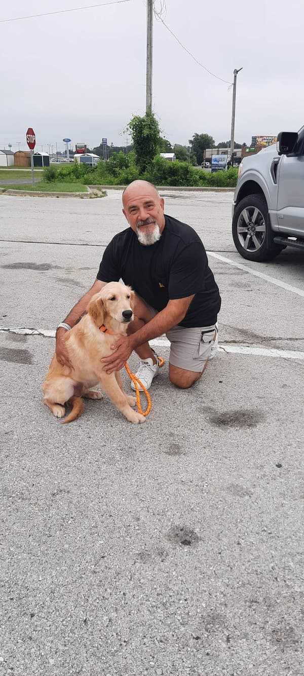 Customer photo of Golden Retriever puppy from Matthew B.