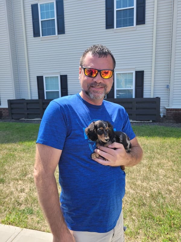 Customer photo of Dachshund, Mini puppy from Brian W.