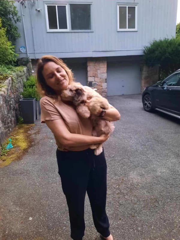 Customer photo of Sheepadoodle puppy from Ana Flora