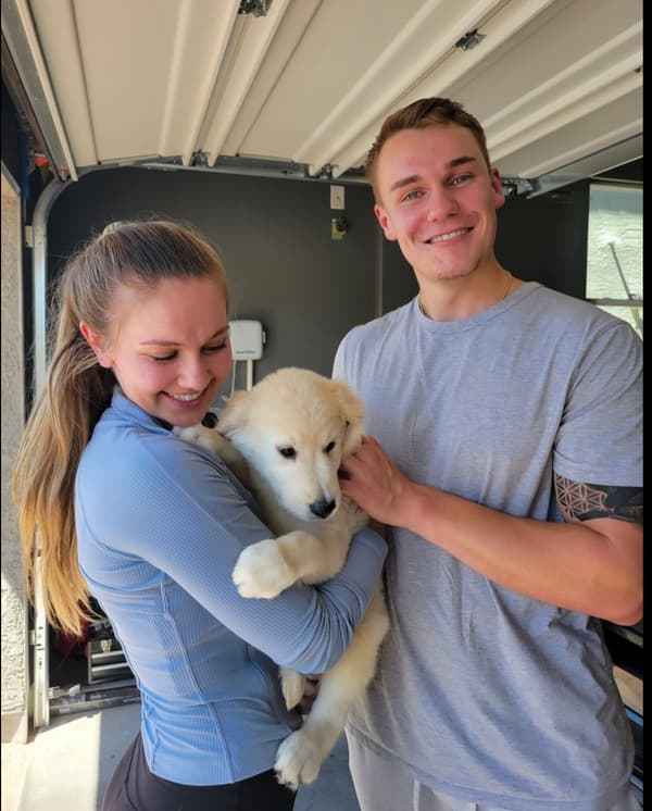 Customer photo of Golden Retriever puppy from Cole A.