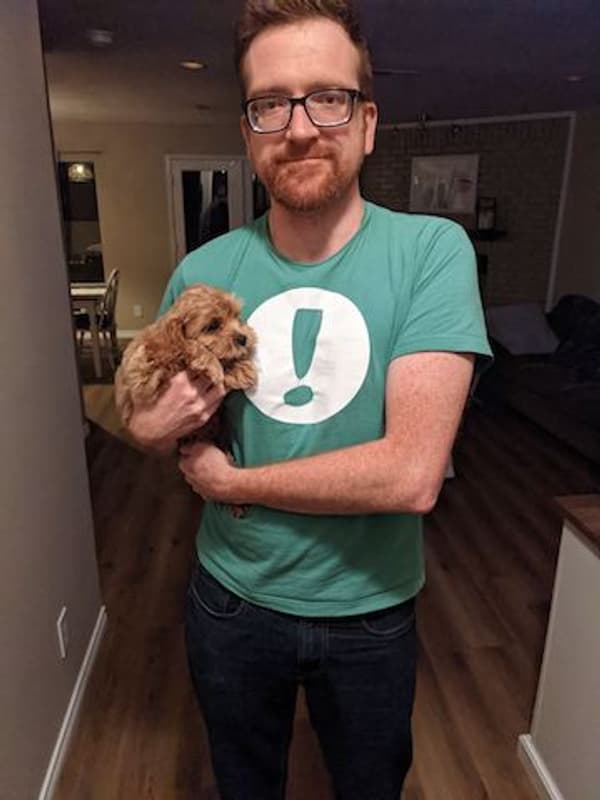 Customer photo of Cavapoo puppy from Mark R.