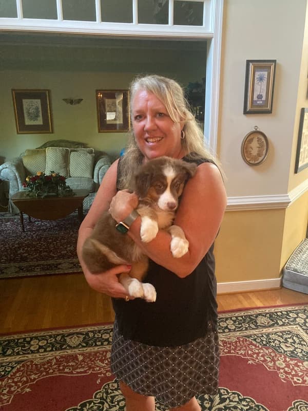 Customer photo of Australian Shepherd puppy from Tanya W.