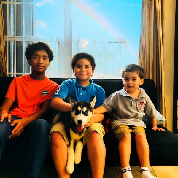 Customer photo of Siberian Husky puppy from Winda & Doug D.