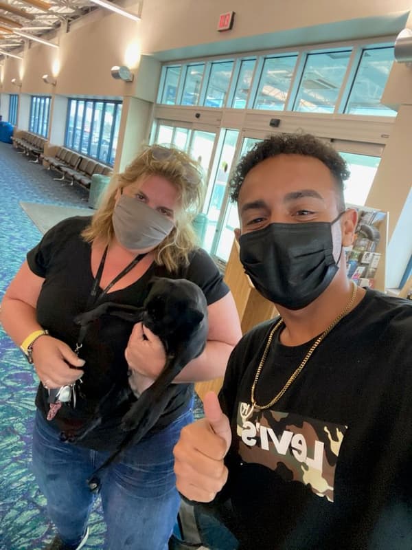 Customer photo of Pug puppy from Aimee C.