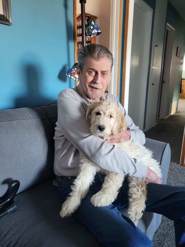 Customer photo of Goldendoodle puppy from Tammy K.