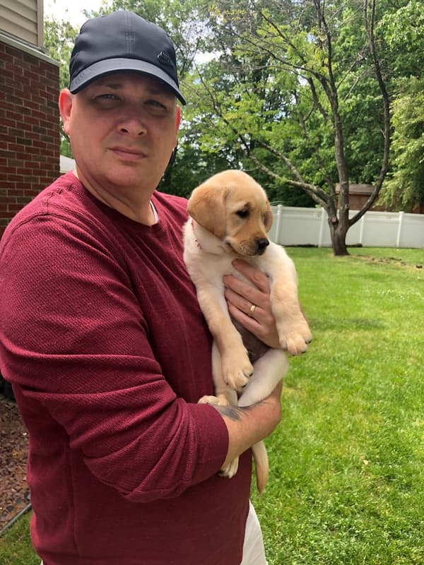 Customer photo of Labrador Retriever puppy from Adam P.