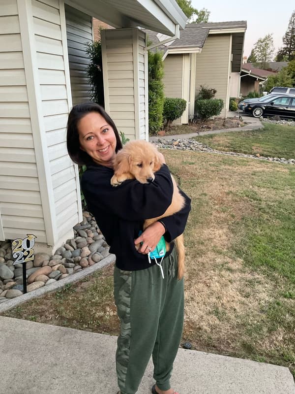 Customer photo of Golden Retriever puppy from Cortney F.