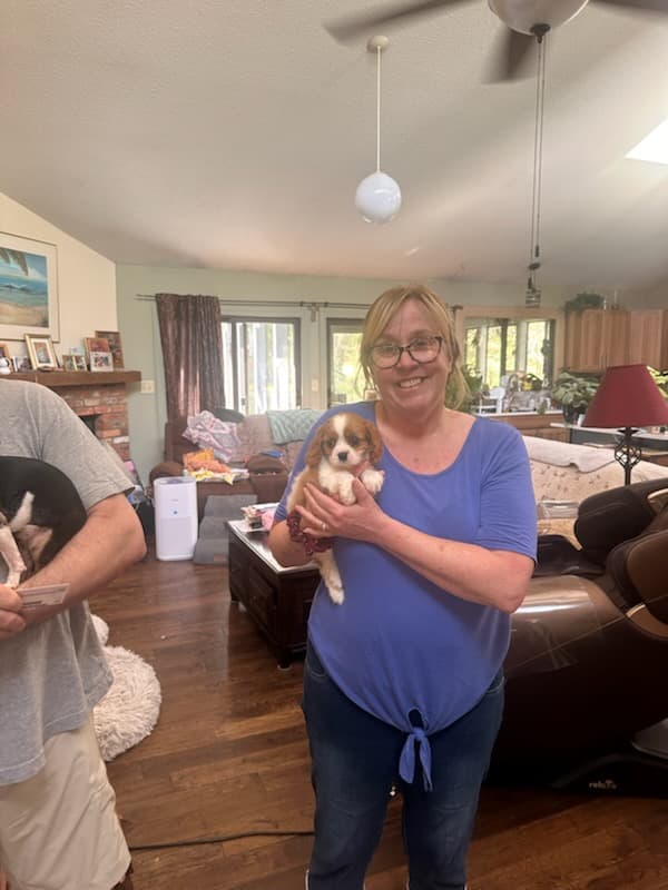 Customer photo of Cavalier King Charles Spaniel puppy from Charmaine B.