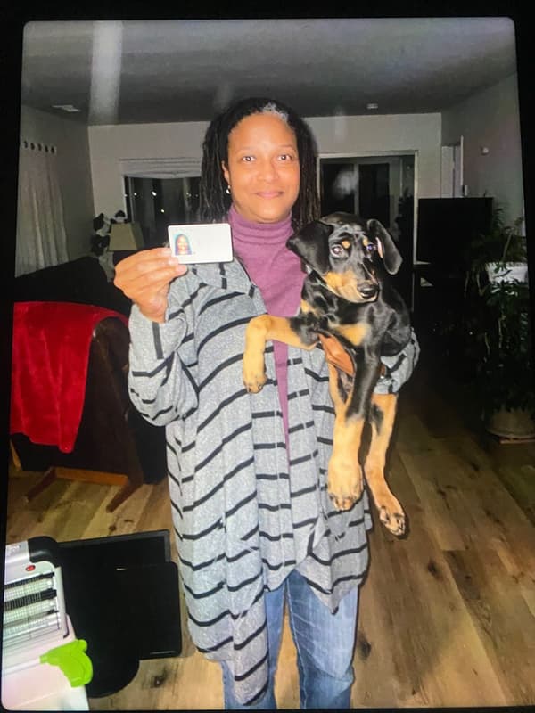 Customer photo of Doberman Pinscher puppy from Glynis R.