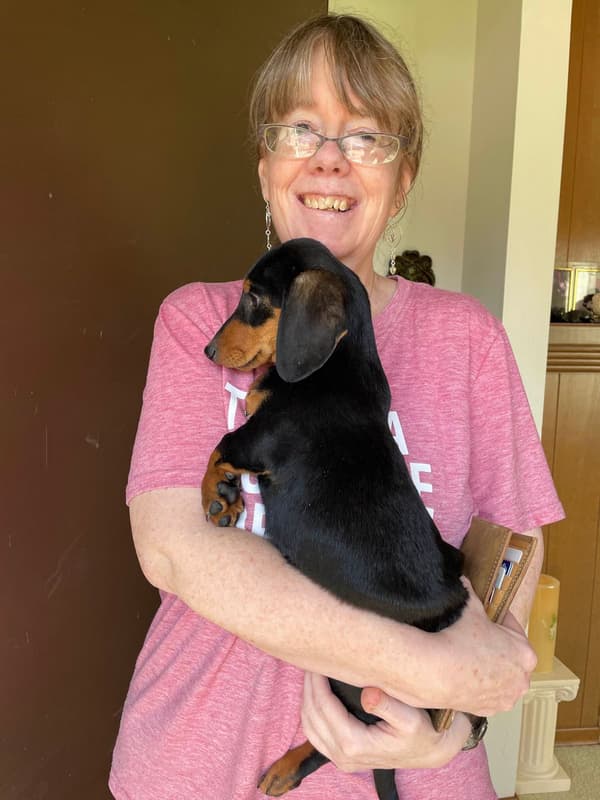 Customer photo of Dachshund, Mini puppy from Jennifer C.