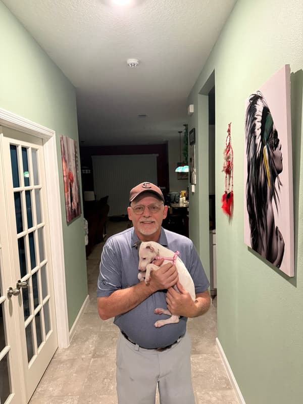 Customer photo of Italian Greyhound puppy from Donald C.