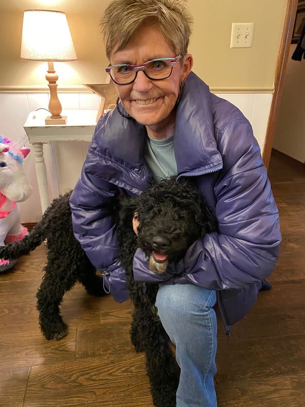 Customer photo of Goldendoodle puppy from Alberta B.