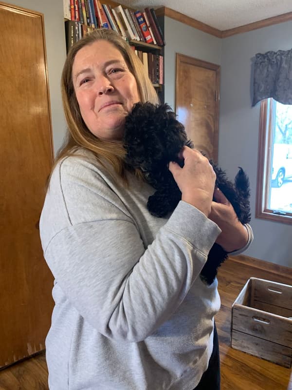 Customer photo of Havapoo puppy from Karol P. 
